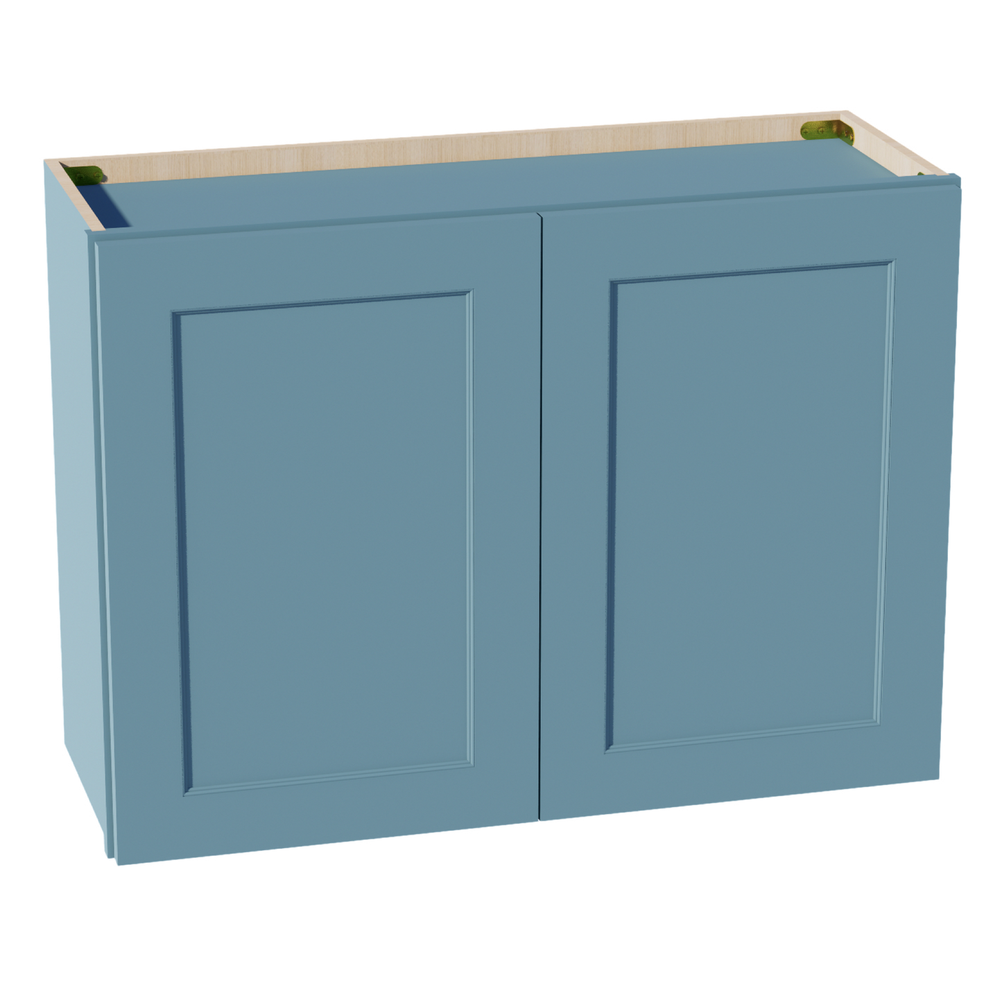 TG-W3324: Soft Green Shaker 33"W x 24"H 2 Doors Standard Wall Bridge Cabinet