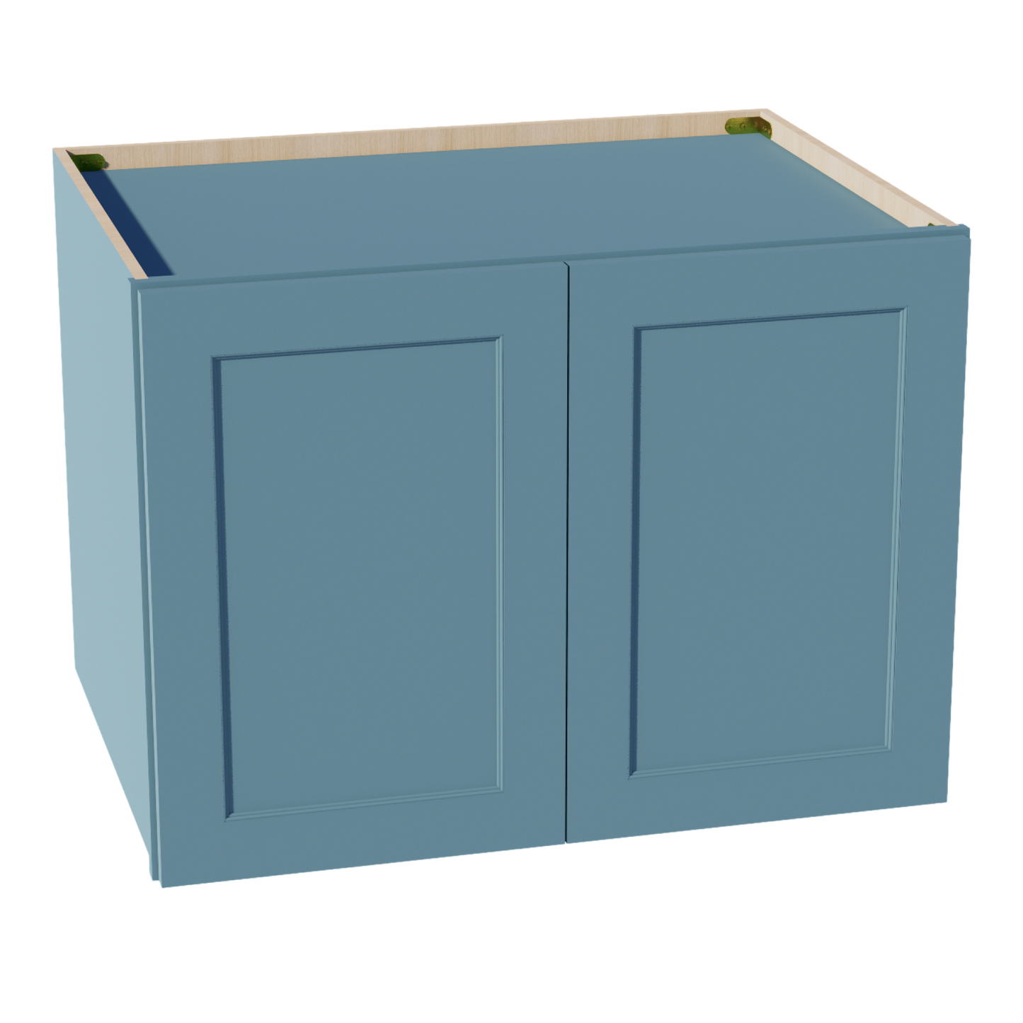 TG-W332424: Soft Green Shaker 33"W x 24"H x 24"D 2 Doors & 1 Shelf Standard Bridge Wall Cabinet