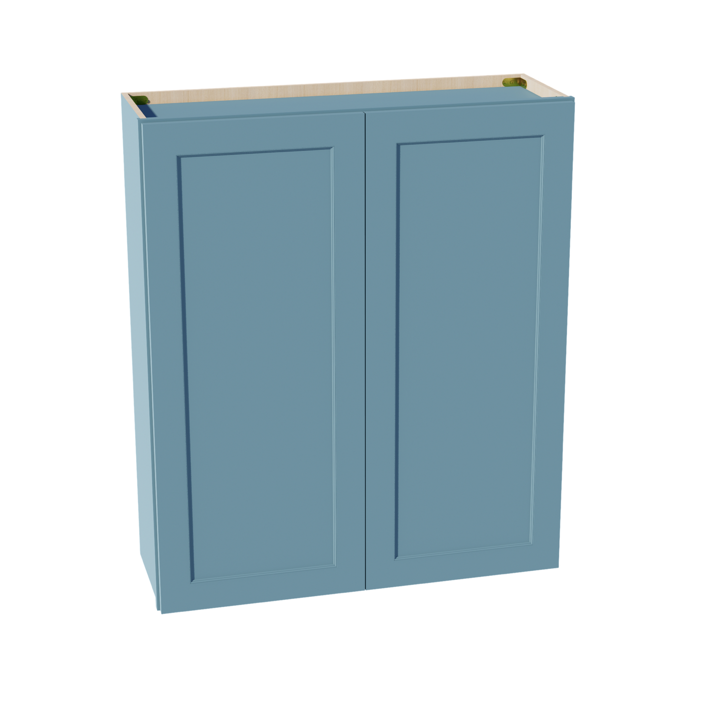 TG-W3642: Soft Green Shaker 36"W x 42"H 2 Doors & 3 Shelves Standard Wall Cabinet