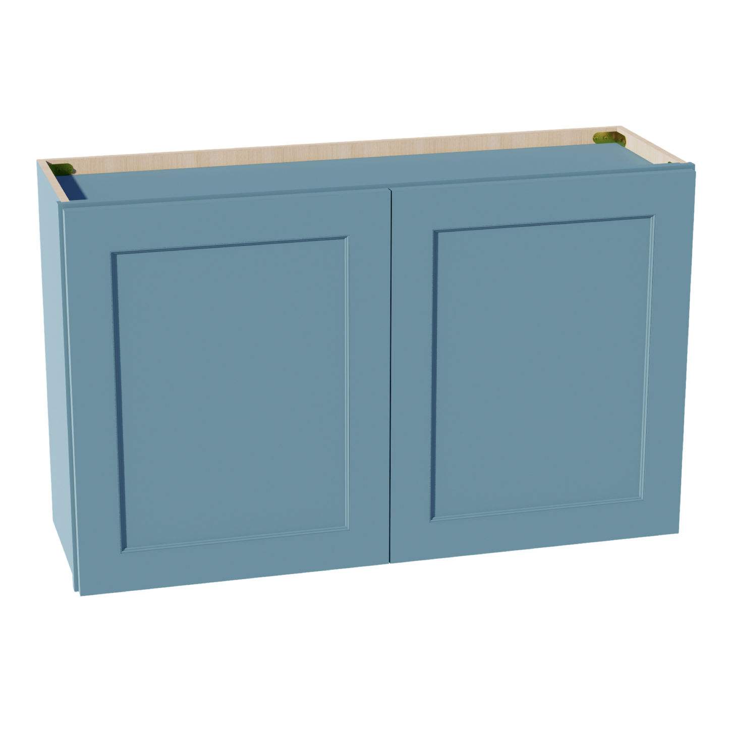 TG-W3924: Soft Green Shaker 39"W x 24"H 2 Doors Standard Wall Bridge Cabinet