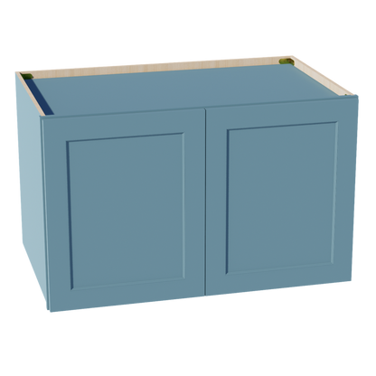 TG-W392424: Soft Green Shaker 39"W x 24"H x 24"D 2 Doors & 1 Shelf Standard Bridge Wall Cabinet