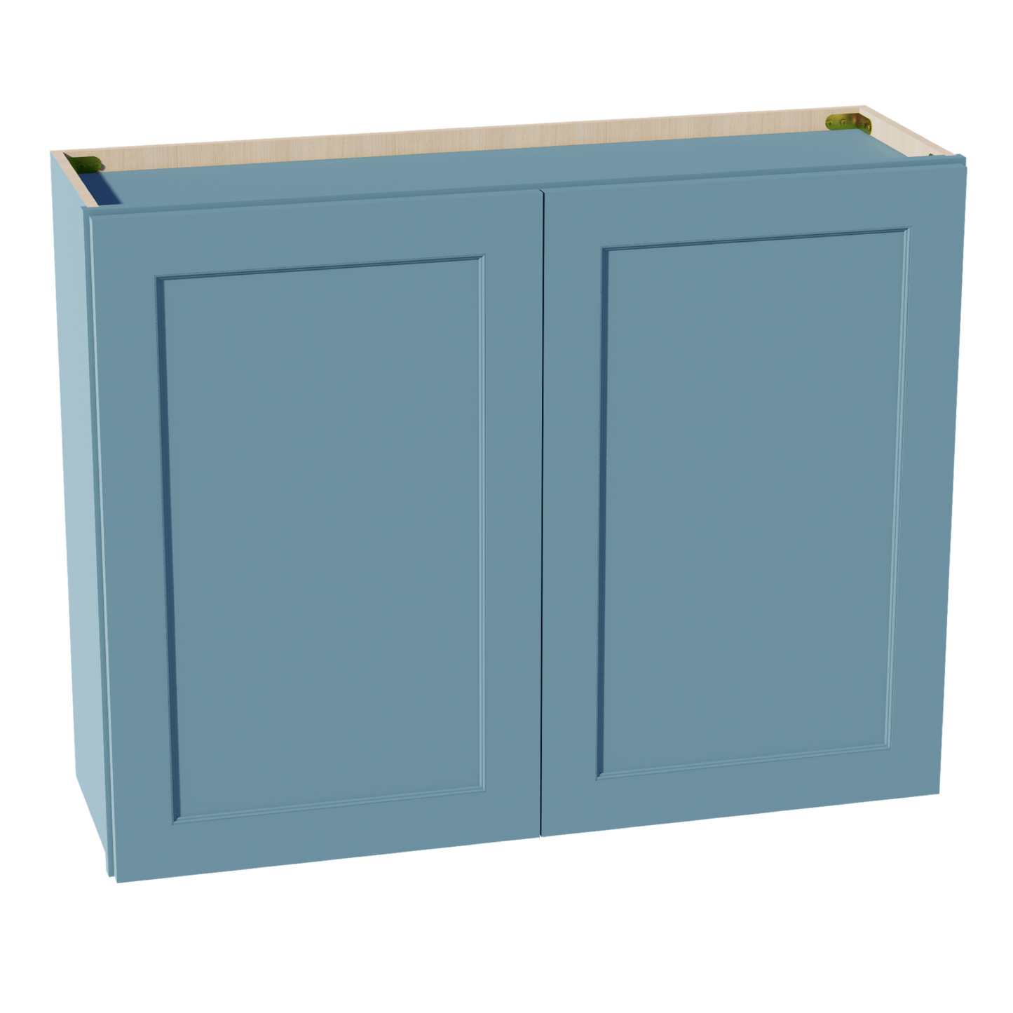 TG-W3930: Soft Green Shaker 39"W x 30"H 2 Doors & 2 Shelves Standard Wall Cabinet