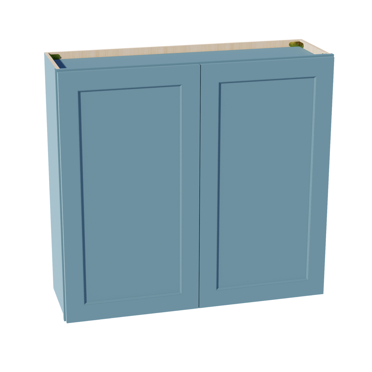 TG-W3936: Soft Green Shaker 39"W x 36"H 2 Doors & 2 Shelves Standard Wall Cabinet