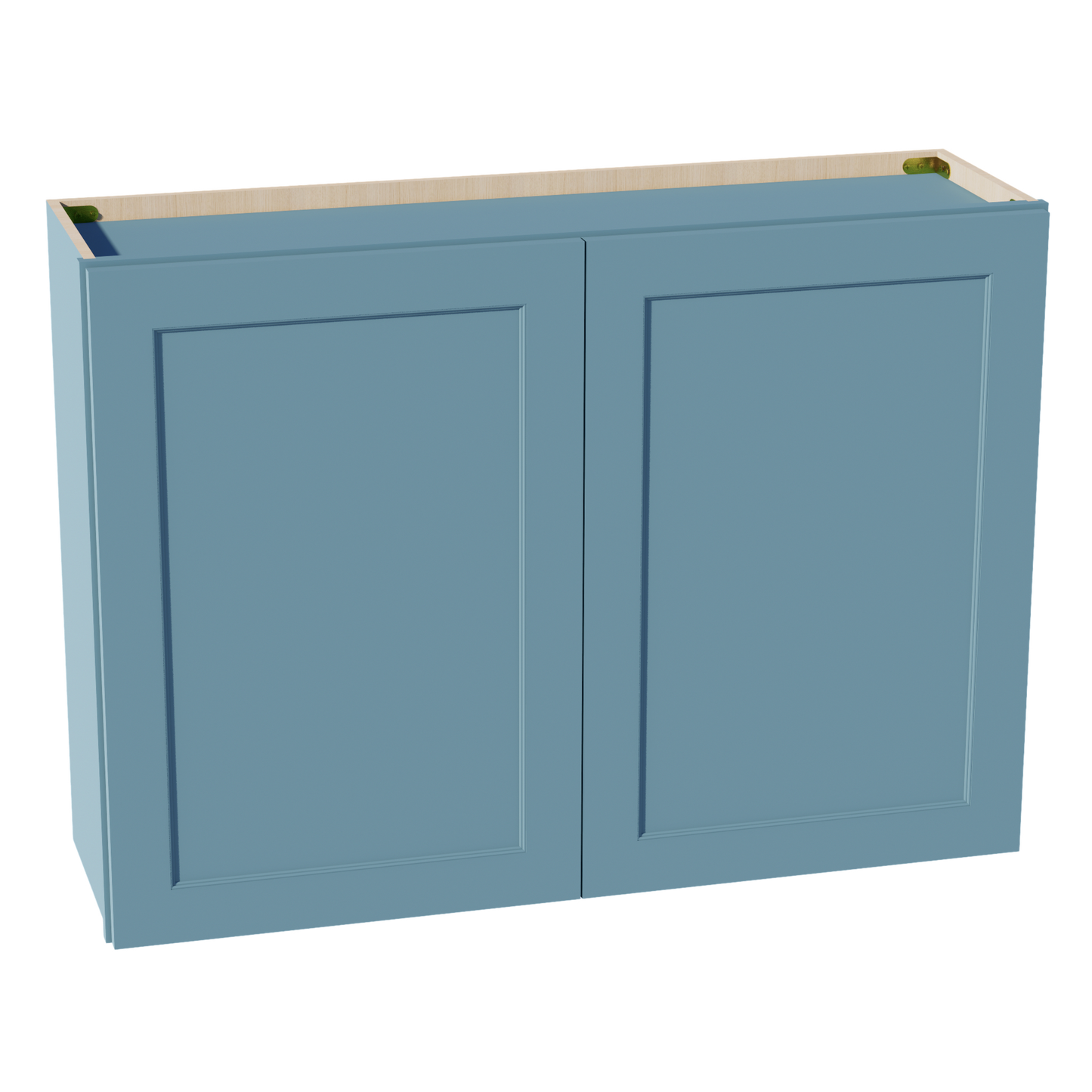 TG-W4230: Soft Green Shaker 42"W x 30"H 2 Doors & 2 Shelves Standard Wall Cabinet