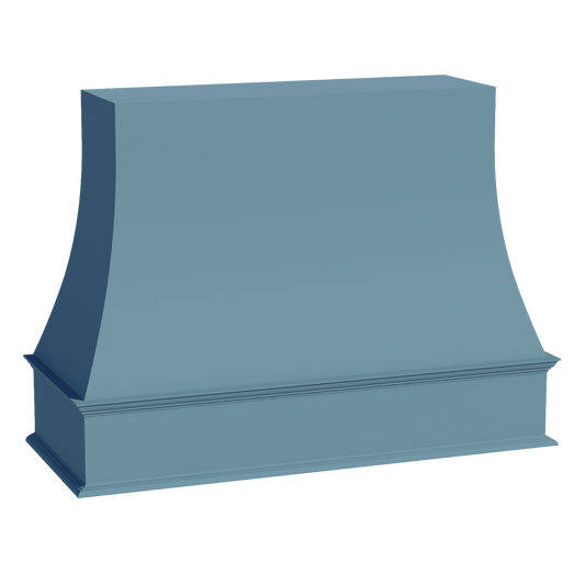 TG-WRH4836: Soft Green Shaker 48"W x 36"H Wood Wall Mounted Range Hoods