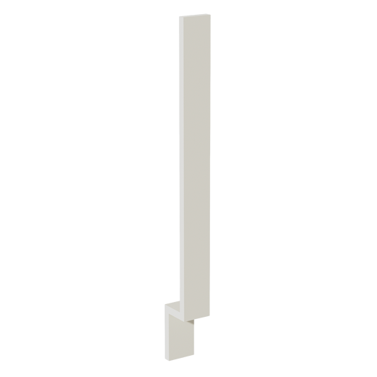 TW-BF3: Creamy White Shaker 3"W Base Cabinet Filler