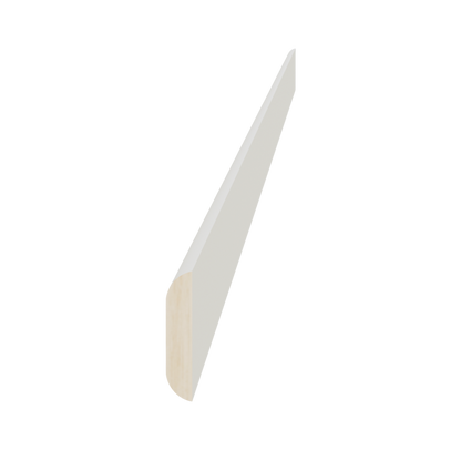 TW-BM1-1/4: Creamy White Shaker 96"W x 1-1/4"H x 1/4"D Batten Molding