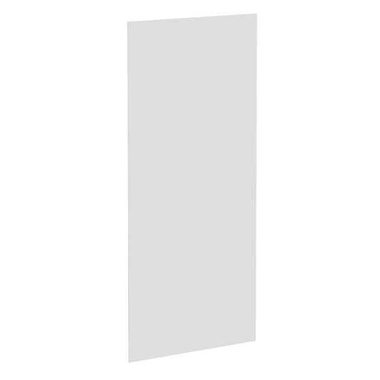 TW-BP4896-1/4: Creamy White Shaker 48"W x 96"H x 1/4"D Base End Skin Panel
