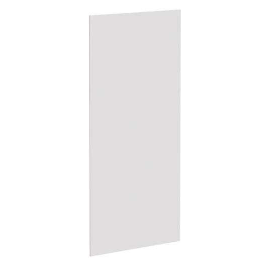 TW-BP4896-1/2: Creamy White Shaker 48"W x 96"H x 1/2"D Base End Skin Panel