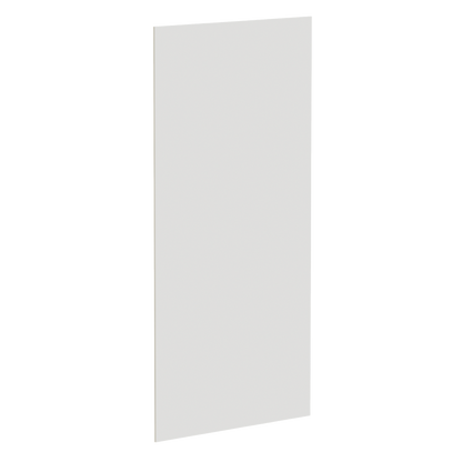 TW-BP48x96-1/2: Creamy White Shaker 48"W x 96"H x 1/2"D Base End Skin Panel