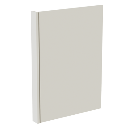 TW-DWR3: Creamy White Shaker 3" Filler - 24"W x 34-1/2"H x 1/2"D Dishwasher Return Panel