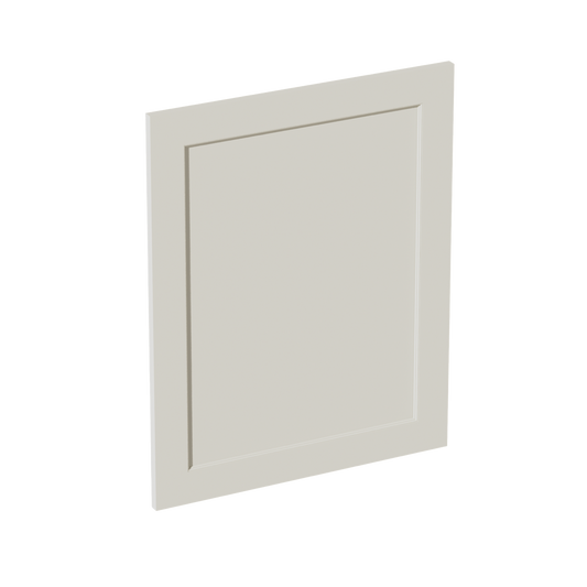 TW-WP-BASE: Creamy White Shaker 23-1/2"W x 29-1/2"H x 3/4"D Wainscot Panel Base