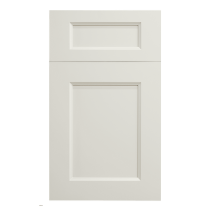 TW-DB30-2: Creamy White Shaker 30" 2 Drawers Base Cabinet