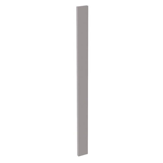 HA-WF342: Ash Gray Shaker 03"W x 42"H Wall Cabinet Filler