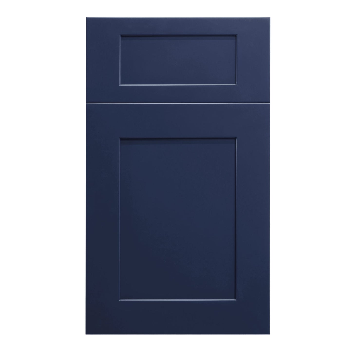 HB-B15: Indigo Blue Shaker 15" 1 Drawer 1 Door Standard Base Cabinet