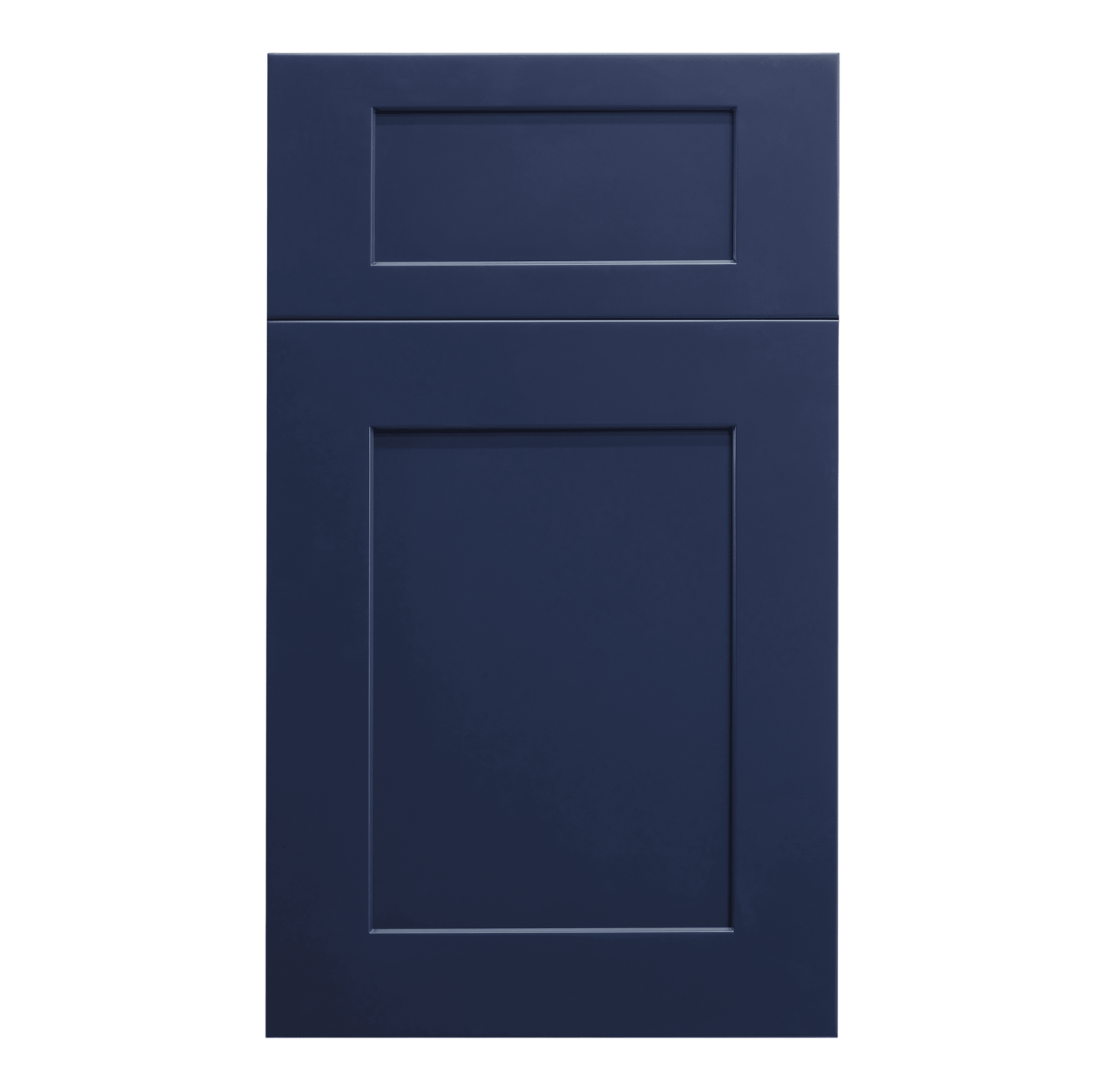 HB-B24: Indigo Blue Shaker 24"  1 Drawer 2 Doors Standard Base Cabinet