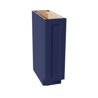 HB-BF0924: Indigo Blue Shaker 09"  Full Height Door Standard Base Cabinet