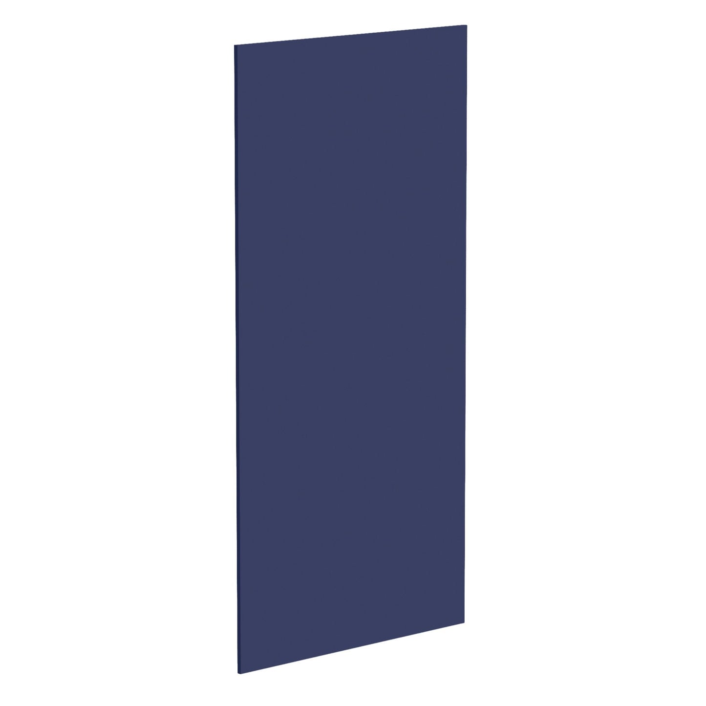 HB-BP48x96-3/4: Indigo Blue Shaker 48"W x 96"H x 3/4"D Base End Skin Panel