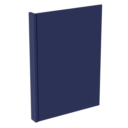 HB-DWR3: Indigo Blue Shaker 3" Filler - 24"W x 34-1/2"H x 1/2"D Dishwasher Return Panel