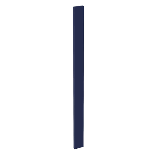 HB-WF342: Indigo Blue Shaker 03"W x 42"H Wall Cabinet Filler