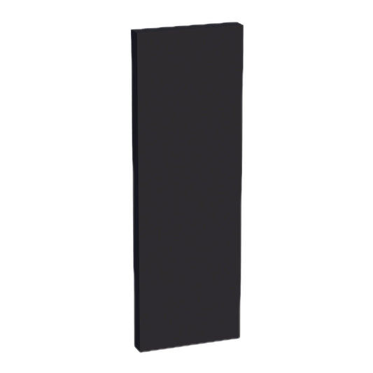 HE-FLS36: Ebony Black Shaker 36"W x 2"H x 12"D Flat Shelf