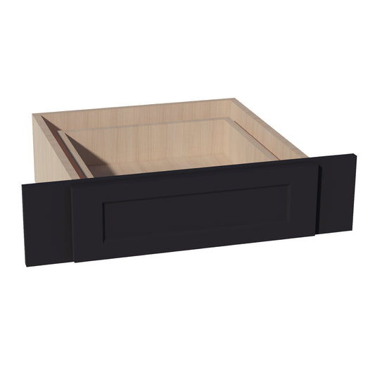 HE-KD30: Ebony Black Shaker 30"W Vanity Knee Drawers