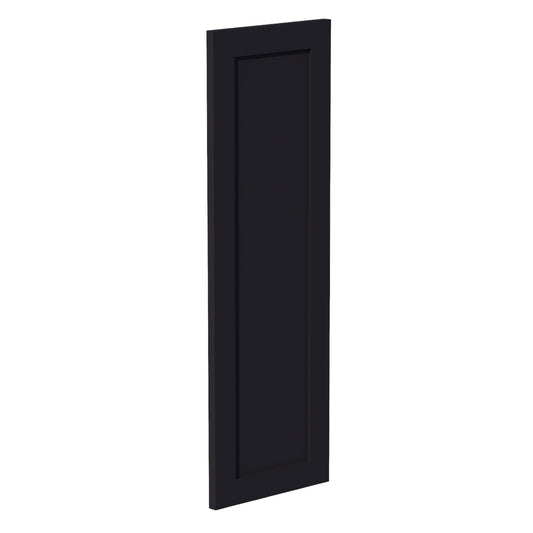 HE-WP-W36: Ebony Black Shaker 36" - 11-1/2"W x 35-1/2"H x 3/4"D Wainscot Panel Wall