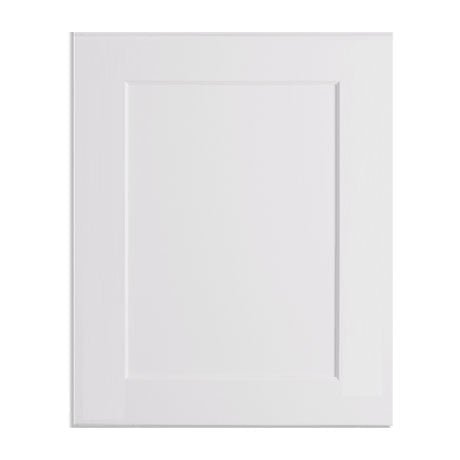 HF-BES12R: Frost White Shaker 12" 4 Shelves End Shelf Corner Base Cabinets (Right Open)