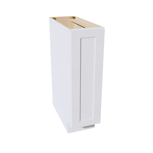 HF-BF0924: Frost White Shaker 09" Full Height Door Standard Base Cabinet