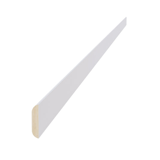 HF-BM1-1/4: Frost White Shaker 96"W x 1-1/4"H x 1/4"D Batten Molding