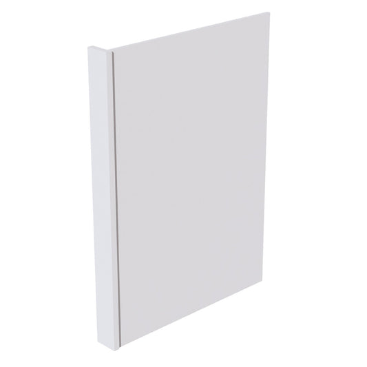 HF-DWR3: Frost White Shaker 3" Filler - 24"W x 34-1/2"H x 1/2"D Dishwasher Return Panel
