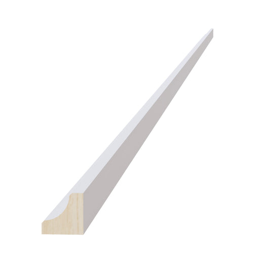 HF-ICM8: Frost White Shaker 96"W x 3/4"H x 3/4"D Inside Corner Molding