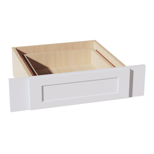 HF-KD30: Frost White Shaker 30"W Vanity Knee Drawers