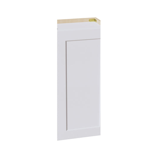 HF-W1530: Frost White Shaker 15"W x 30"H 1 Door & 2 Shelves Standard Wall Cabinet