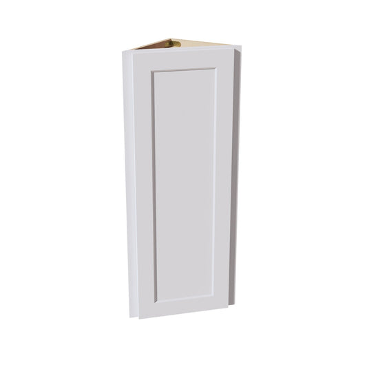 HF-WAE1242: Frost White Shaker 12"W x 42"H x 12"D 1 Door & 3 Shelves Wall Angle End Cabinet