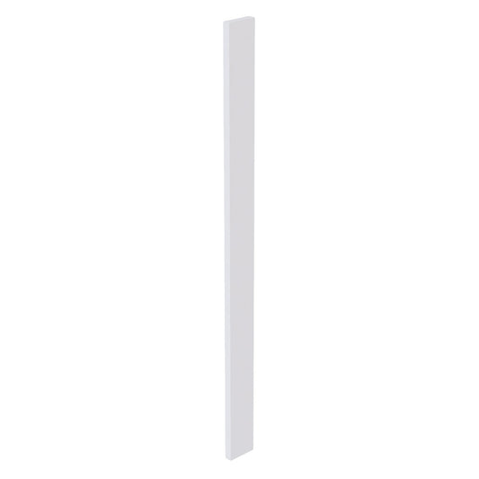 HF-WF342: Frost White Shaker 03"W x 42"H Wall Cabinet Filler