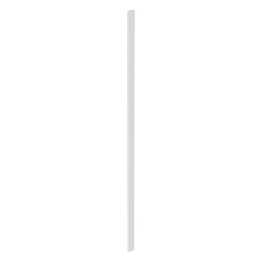 HF-WF396: Frost White Shaker 03"W x 96"H Wall Cabinet Filler