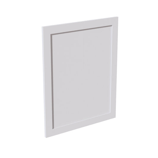 HF-WP-BASE: Frost White Shaker 23-1/2"W x 29-1/2"H x 3/4"D Wainscot Panel Base