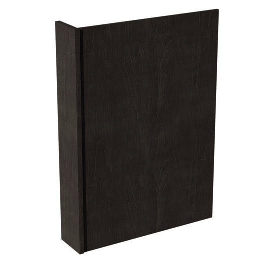 HG-DWR6: Dark Gray Shaker 6" Filler - 24"W x 34-1/2"H x 1/2"D Dishwasher Return Panel