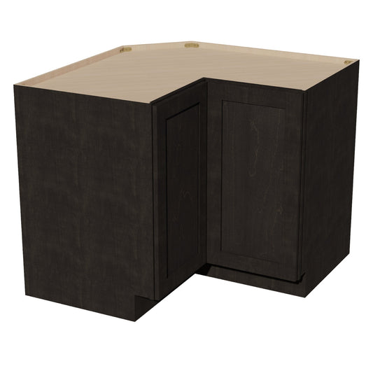 HG-LSB36: Dark Gray Shaker 36" 2 Doors Lazy Susan Corner Base Cabinet