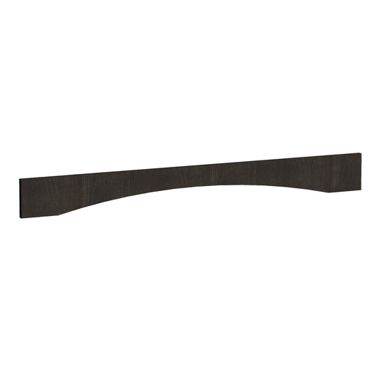 HG-VAR54: Dark Gray Shaker 54"W x 5-1/2"H x 3/4"D Arched Valance