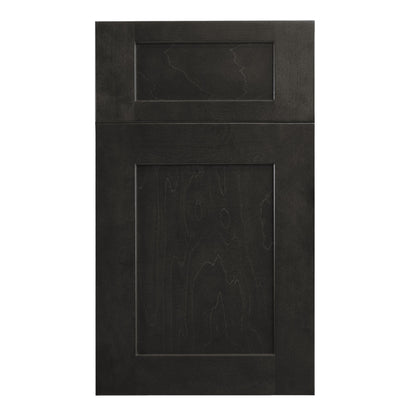 HG-W2115: Dark Gray Shaker 21"W x 15"H 1 Door Standard Wall Bridge Cabinet