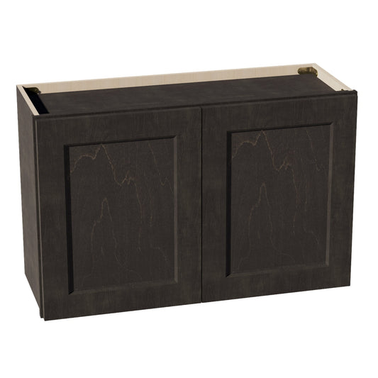 HG-W3321: Dark Gray Shaker 33"W x 21"H 2 Doors Standard Wall Bridge Cabinet