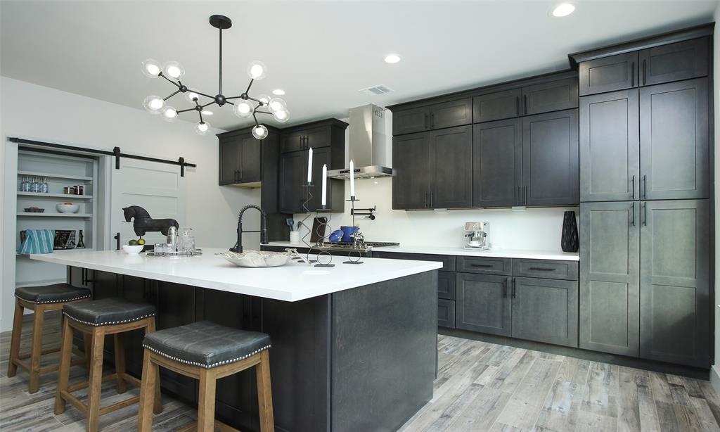 HG-W3924: Dark Gray Shaker 39"W x 24"H 2 Doors Standard Wall Bridge Cabinet