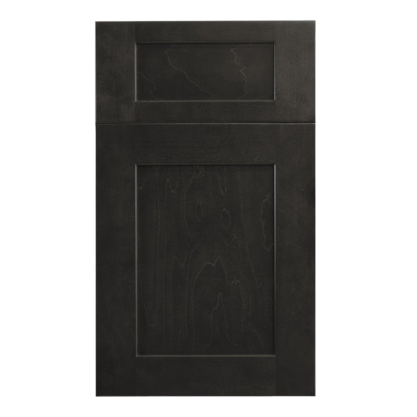 HG-W3924: Dark Gray Shaker 39"W x 24"H 2 Doors Standard Wall Bridge Cabinet