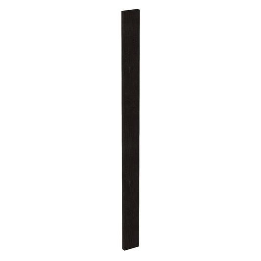 HG-WF342: Dark Gray Shaker 03"W x 42"H Wall Cabinet Filler
