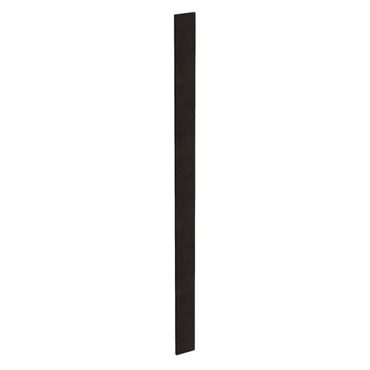 HG-WF696: Dark Gray Shaker 06"W x 96"H Wall Cabinet Filler