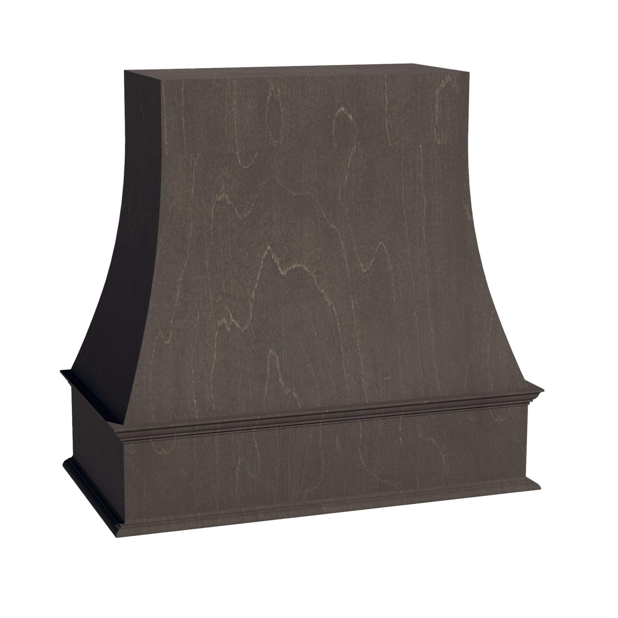 Shaker Wood Range Hood HG-WRH3636: Dark Gray Shaker 36"W x 36"H Wood Wall Mounted Range Hoods