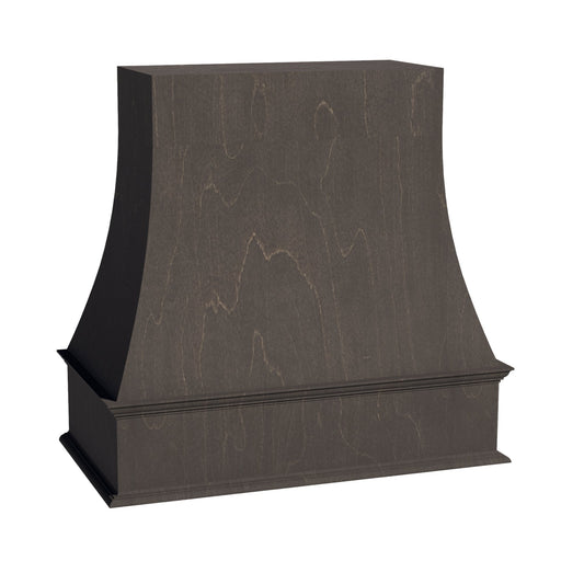 HG-WRH3636: Dark Gray Shaker 36"W x 36"H Wood Wall Mounted Range Hoods