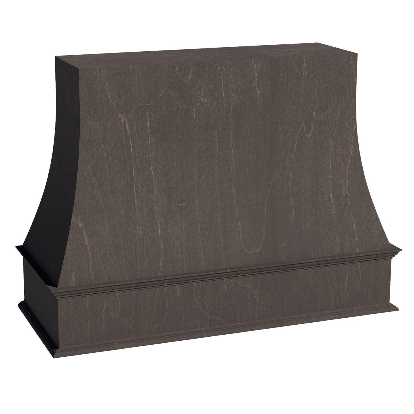 HG-WRH4836: Dark Gray Shaker 48"W x 36"H Wood Wall Mounted Range Hoods